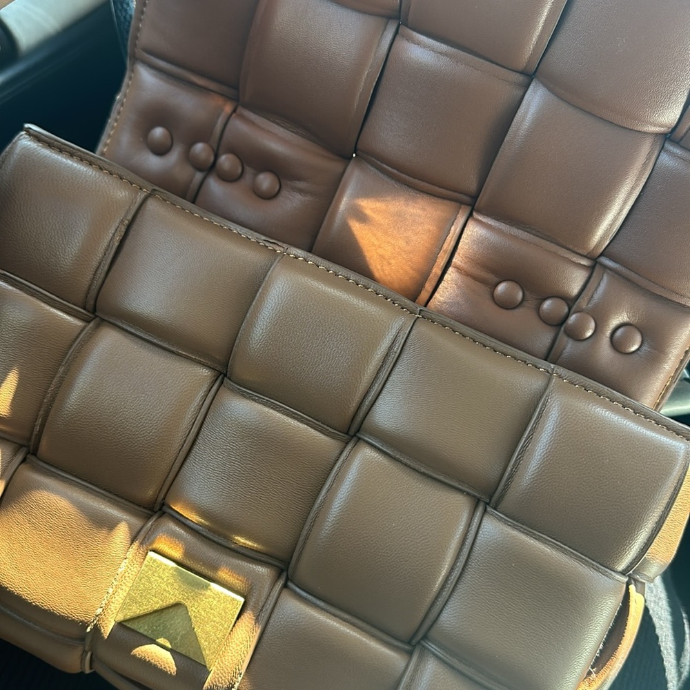 Brown Padded Cassette bag